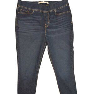 Levi's Jeans Womens Blue Pull On Skinny Totally Shaping Stretch Dark 16L 33 x 32